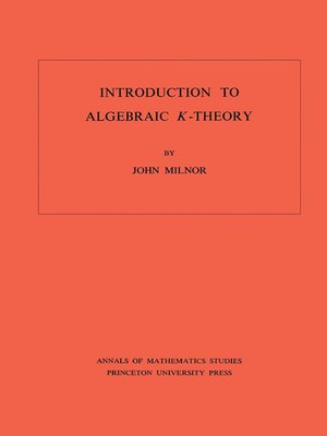 cover image of Introduction to Algebraic K-Theory